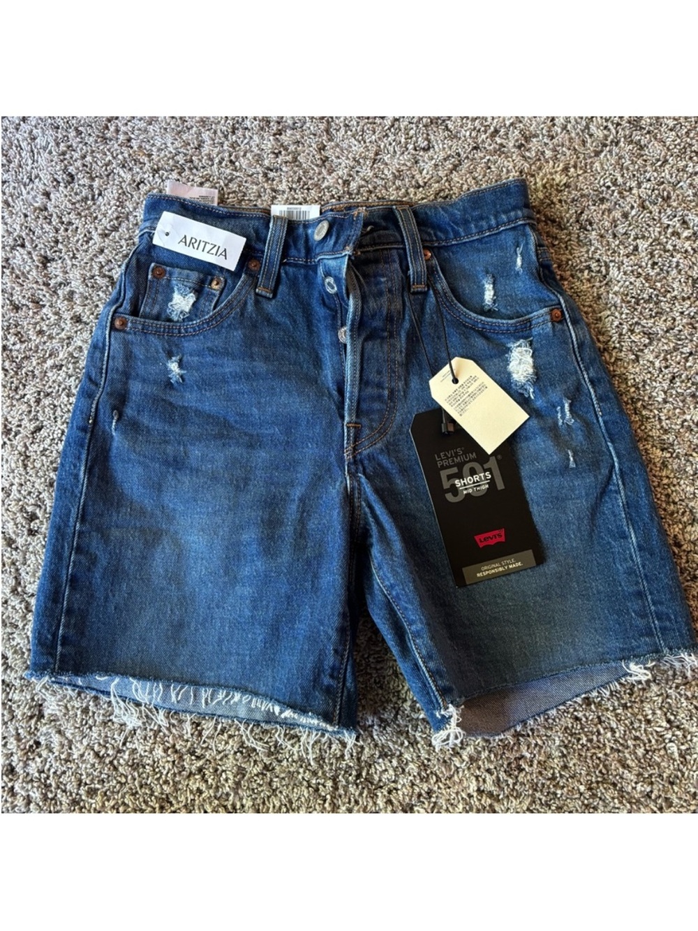 Aritzia Denim Shorts NWT